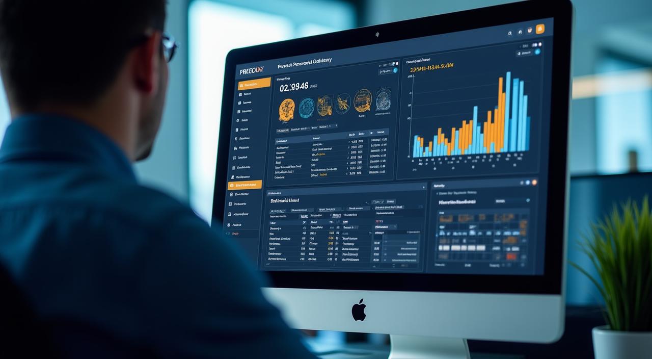 Analisi tecnica dell'ottimizzazione immagini SEO su un monitor professionale